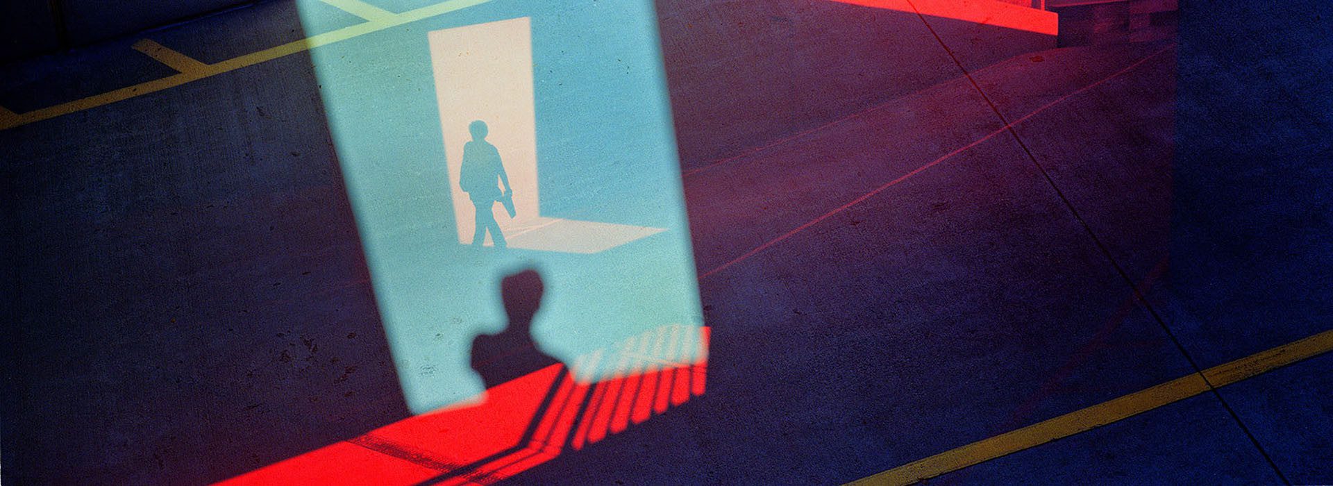 Blue Shadow Behind Everything Dazzling